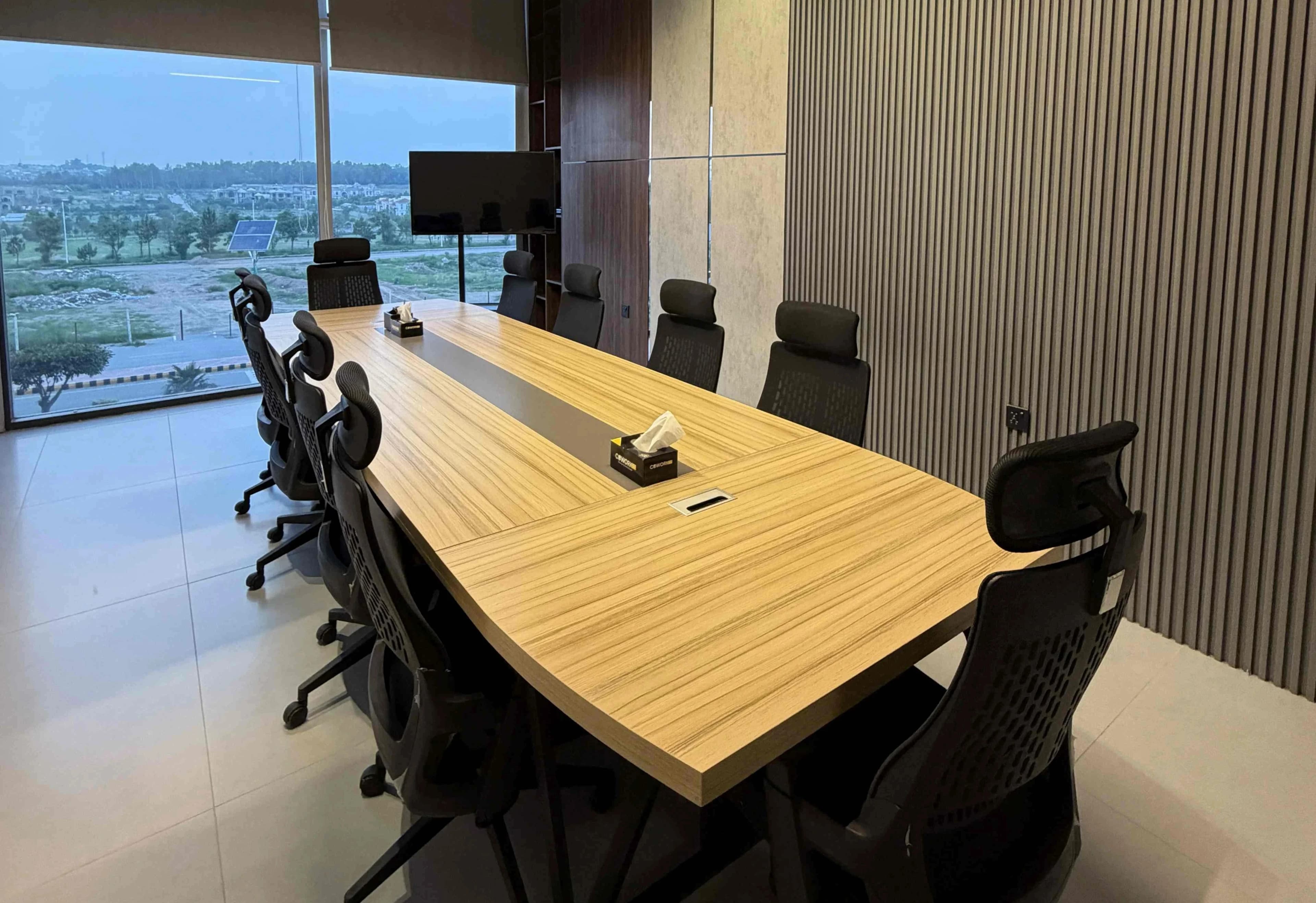 Cowork24 conference room in Islamabad
