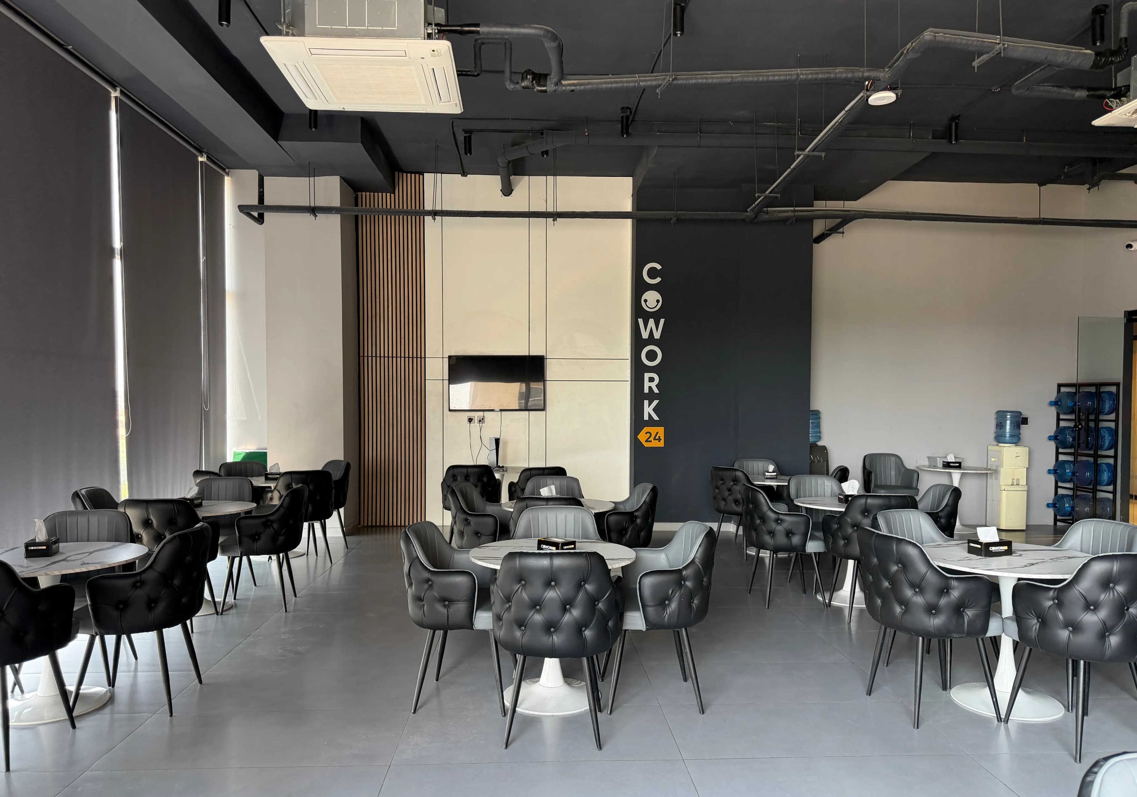 Cowork24 event hall in Islamabad