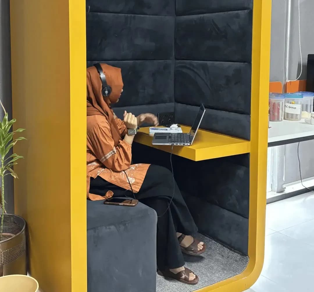 Focused coworking workspace at Cowork24 Islamabad